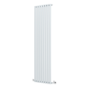 Sorrento Salt & Pepper Vertical Oval Designer Radiator 1800x472mm Single Panel 3373 BTU