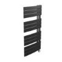 electriQ Flat Panel Electric Towel Radiator H1080xW500mm - Black