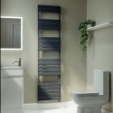 VSTR19-1800-450DGCF Riace Anthracite Vertical Flat Towel Radiator 1800x450mm Single Panel 2471 BTU