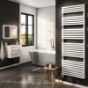 electriQ Flat Panel Electric Towel Radiator H1800xW600mm - White