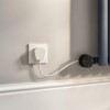 electriQ Flat Panel Electric Towel Radiator H1800xW600mm - White