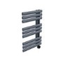 Anthracite Smart Electric Towel Radiator with Wi-Fi Thermostat - 600W - H650xW450mm - Bathroom Safe