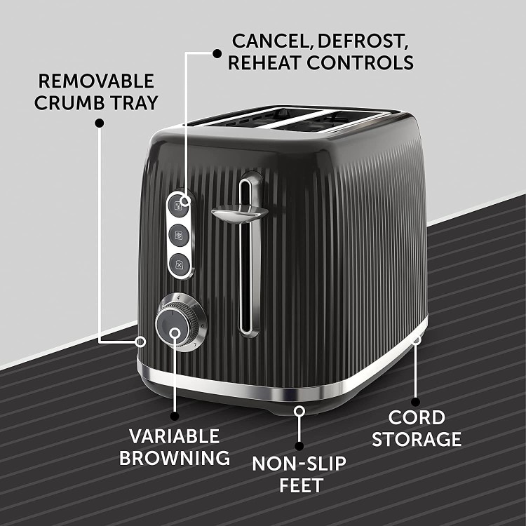 Breville Bold 2 Slice Toaster - Black