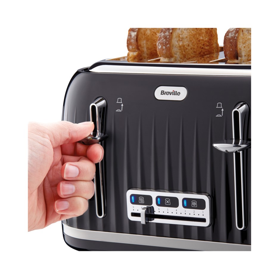Breville VTT476 Impressions 4 Slice Toaster Black BuyItDirect.ie
