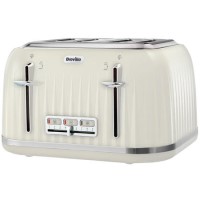 Breville VTT702 Impressions 4 Slice Toaster - Cream