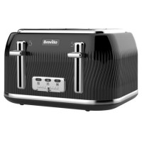 Breville VTT890 Flow 4 Slice Toaster - Black