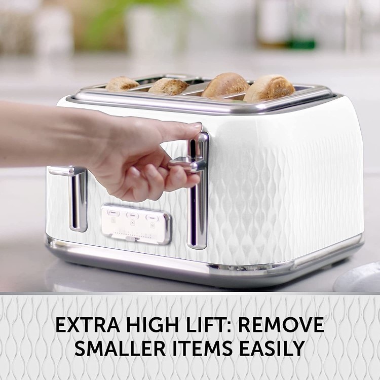 Breville Curve 4 Slice Toaster - White