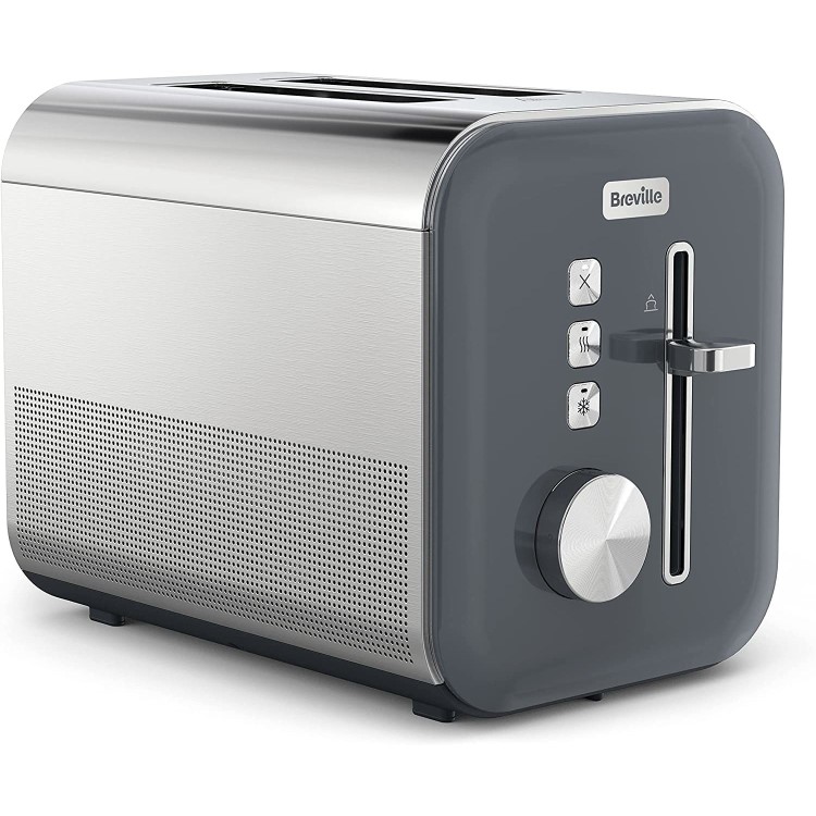 Refurbished Breville High Gloss 2 Slice Toaster Grey