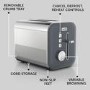 Refurbished Breville High Gloss 2 Slice Toaster Grey