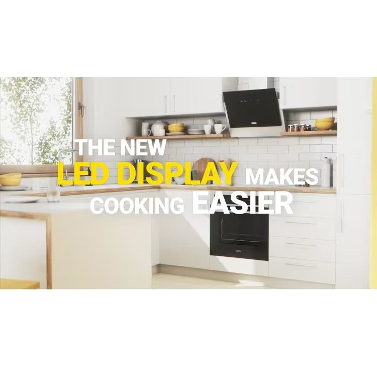 Refurbished Zanussi Series 60 ZOPNX6KN 60cm Single Built In Electric Oven Black