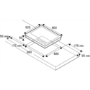 Refurbished Bertazzoni Professional P604PRONE 60cm 4 Burner Gas Hob Black
