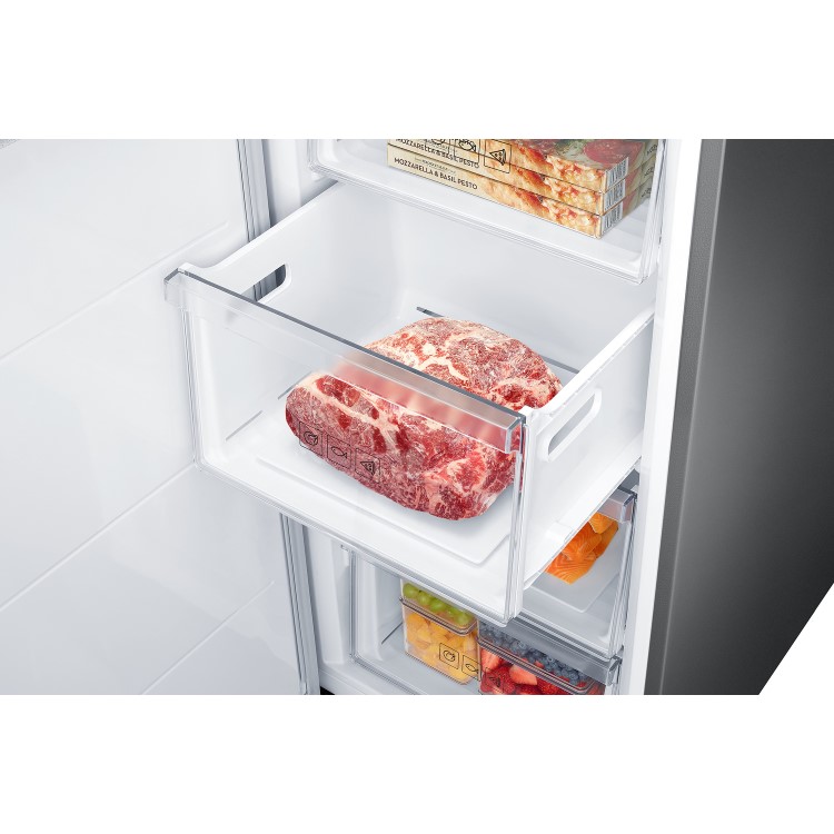 Samsung 323 Litres Bespoke Upright Total No Frost Freestanding Freezer - Clean Black