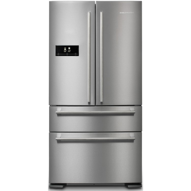 Refurbished Rangemaster RDXD21SSC 608 Litre American Fridge Freezer Stainless Steel 
