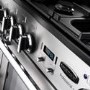 Refurbished Rangemaster Professional Deluxe PDL100DFFGBC 100cm Dual Fuel Range Cooker Black