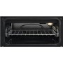 Refurbished Zanussi ZCV66050BA 60cm Double Oven Electric Cooker with Ceramic Hob Black