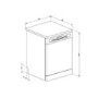 Smeg Universal Freestanding Dishwasher - B-Rated, White