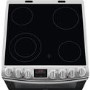 AEG CCB6761ACM 60cm Double Oven Electric Cooker With Ceramic Hob - Stainless Steel