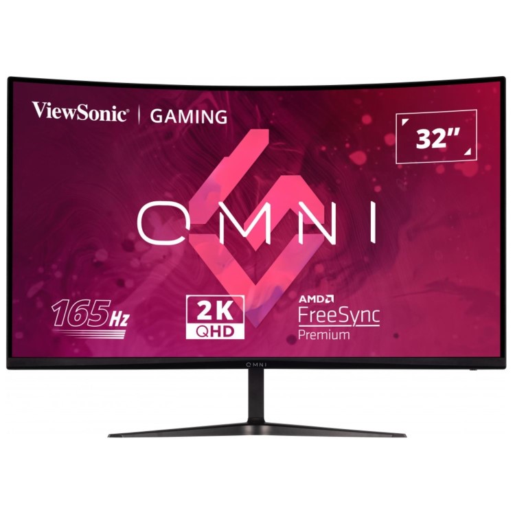 ViewSonic OMNI VX3218C-2K 32" VA QHD 165Hz 1ms FreeSync Curved Gaming Monitor