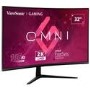 ViewSonic OMNI VX3218C-2K 32" VA QHD 165Hz 1ms FreeSync Curved Gaming Monitor