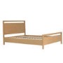 Light Oak King Wooden Bed Frame - Vixen