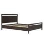 Dark Wood King Wooden Bed Frame - Vixen