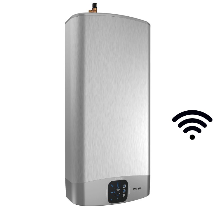 Ariston Velis Evo 80L WiFi SmartApp 3 kW Slim Electric Water Heater with free kit Expansion Vessel PRV and Tundish