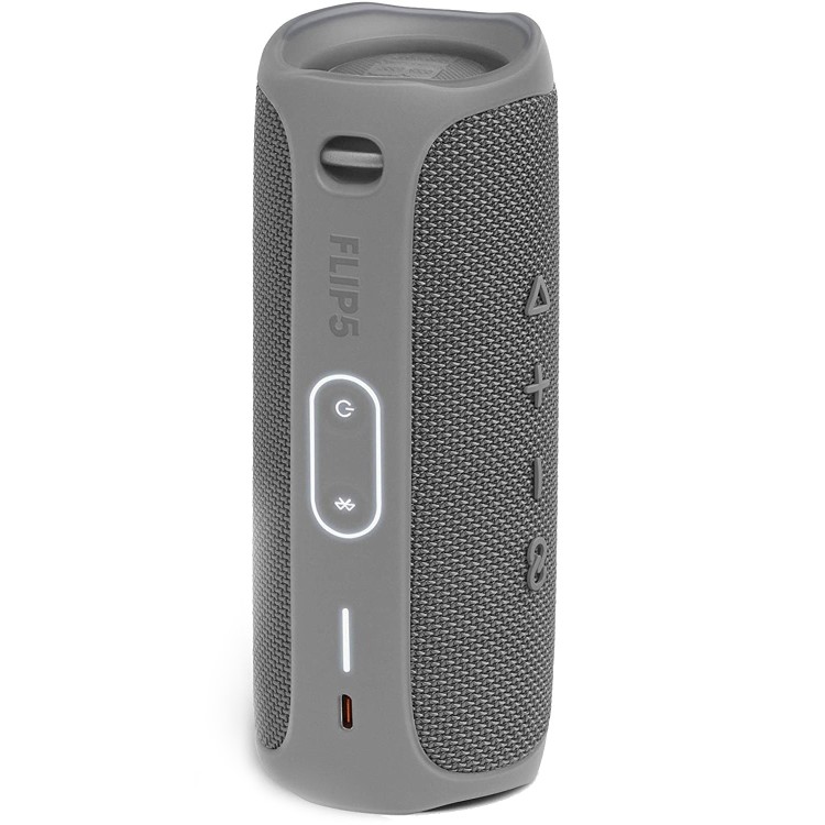 JBL Flip 5 Waterproof Bluetooth Speaker - Grey