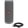 JBL Flip 5 Waterproof Bluetooth Speaker - Grey
