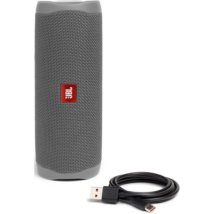 JBL Flip 5 Waterproof Bluetooth Speaker - Grey