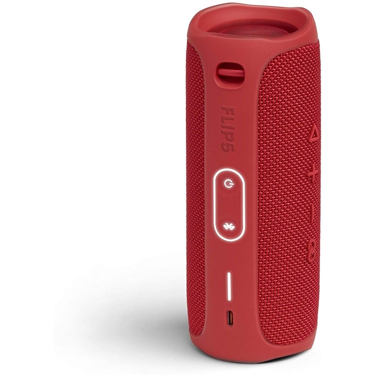 JBL Flip 5 Waterproof Bluetooth Speaker - Red