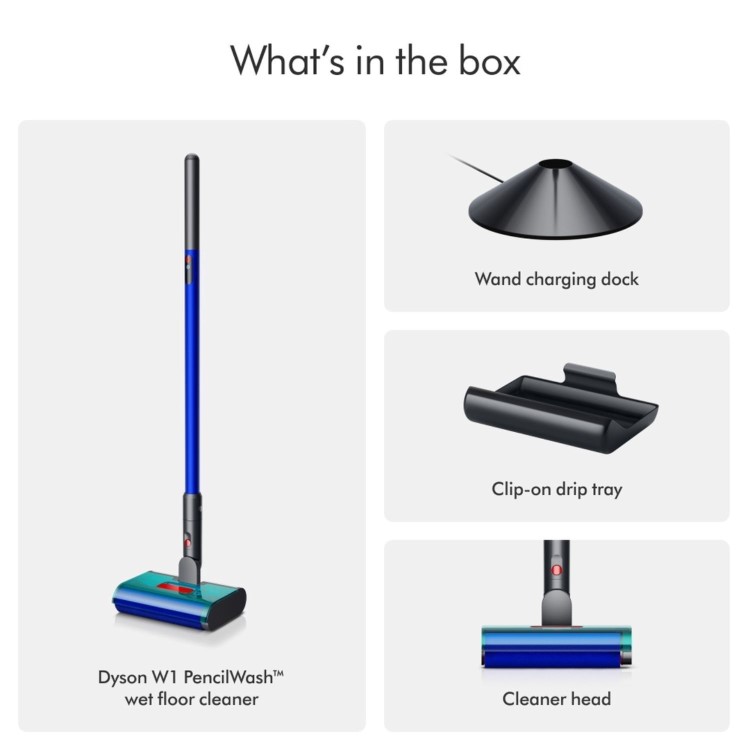 Dyson W1PENCILWASH W1 PencilWash Wet and Dry Vacuum Cleaner
