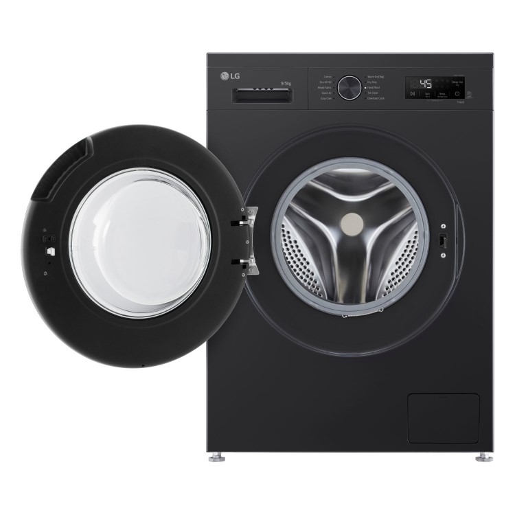 LG X10 Series 9kg Wash 5kg Dry 1400rpm Washer Dryer - Black