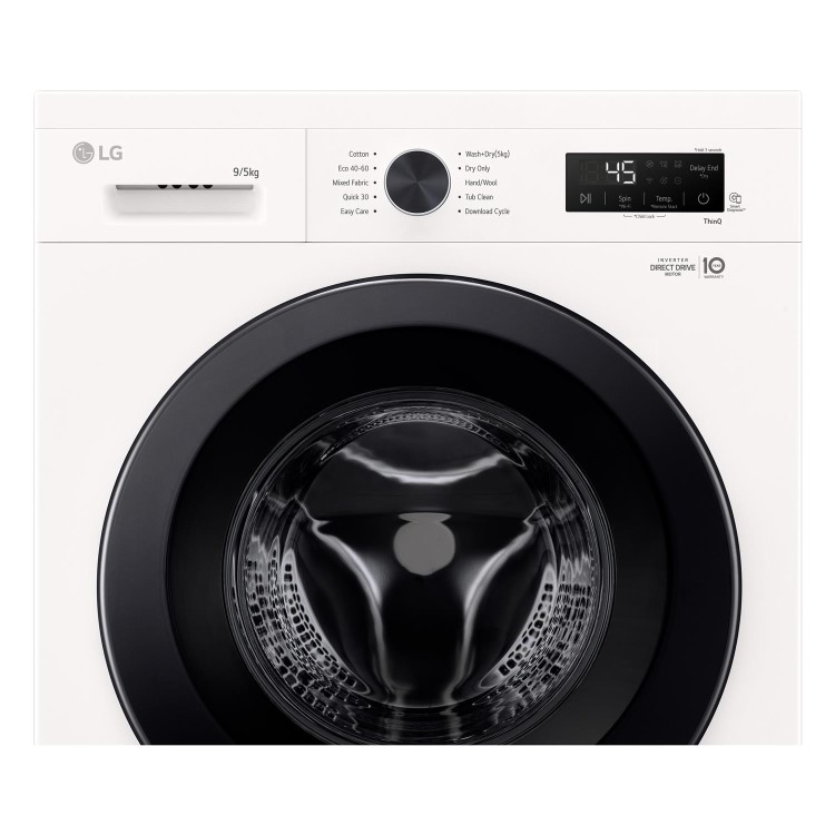 LG X10 Series 9kg Wash 5kg Dry 1400rpm Washer Dryer - White