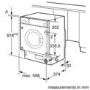 Refurbished Neff W544BX1GB Integrated 8KG 1400 Spin Washing Machine