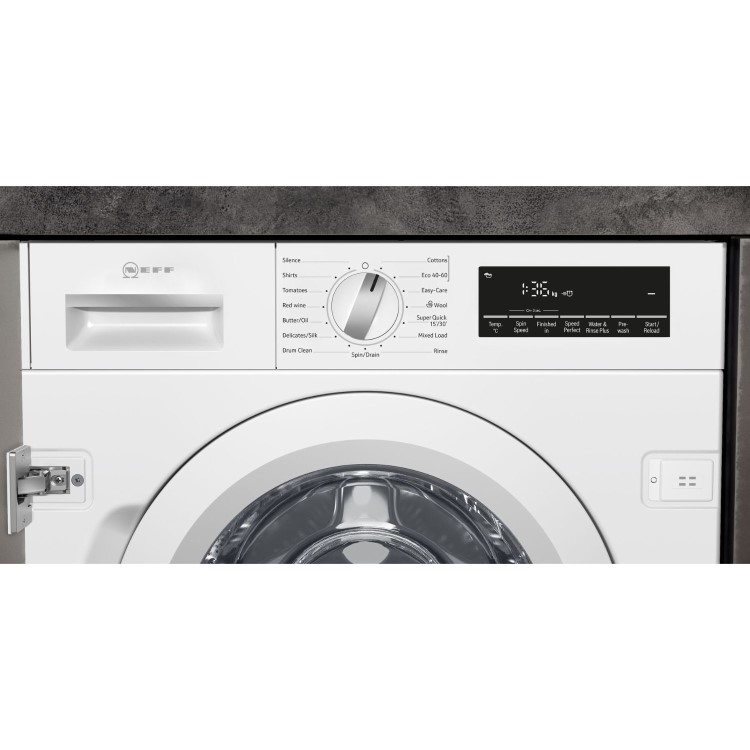 Neff 8kg 1400rpm Integrated Washing Machine - White