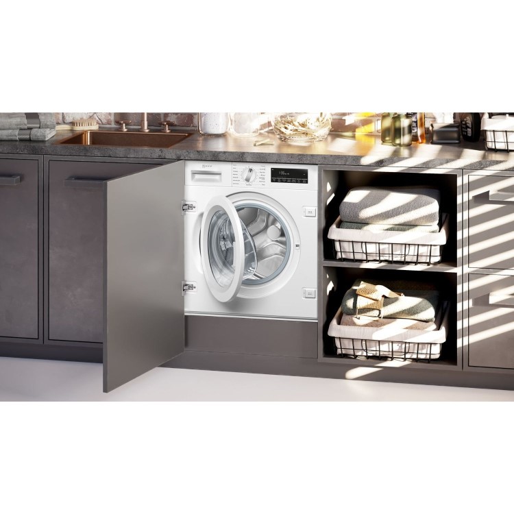 Neff 8kg 1400rpm Integrated Washing Machine - White
