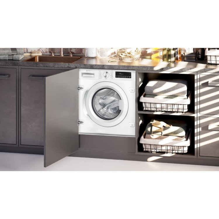 Neff 8kg 1400rpm Integrated Washing Machine - White