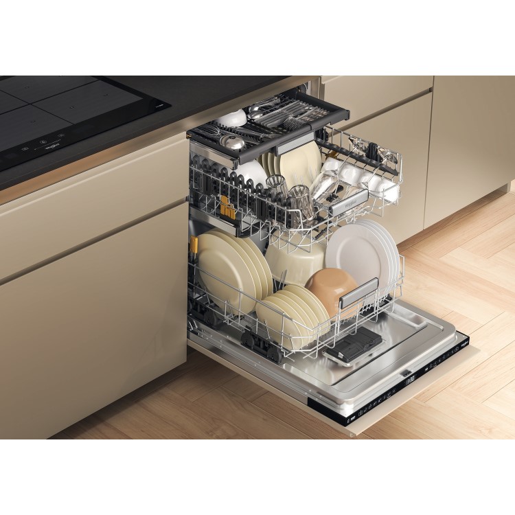 Refurbished Whirlpool 6th Sense W7IHF60TUSUK 15 Place Fully Integrated Dishwasher