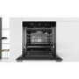 Refurbished Whirlpool W7OM44BPS1P 60cm Single Built In Electric Oven with Pyrolytic Cleaning Stainless Steel