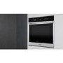 Refurbished Whirlpool W7OM44BPS1P 60cm Single Built In Electric Oven with Pyrolytic Cleaning Stainless Steel