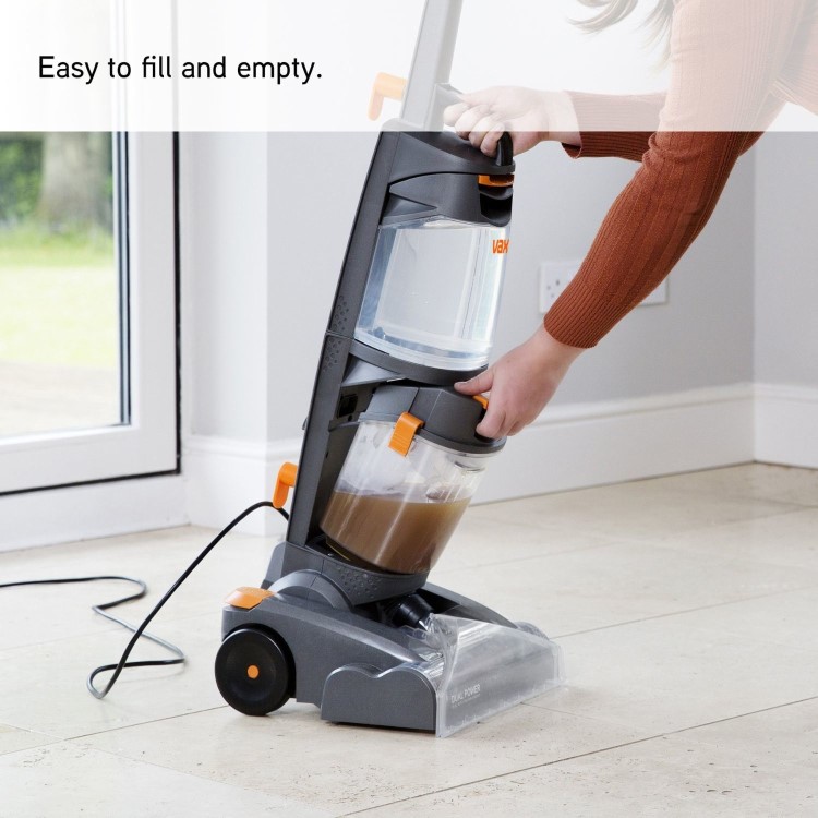 Vax Dual Power W86-DP-B Carpet Cleaner with Dual Rotating Brush Bars