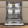 Whirlpool Integrated Dishwasher - 6th Sense PowerClean Pro B-Rated - Black control panel