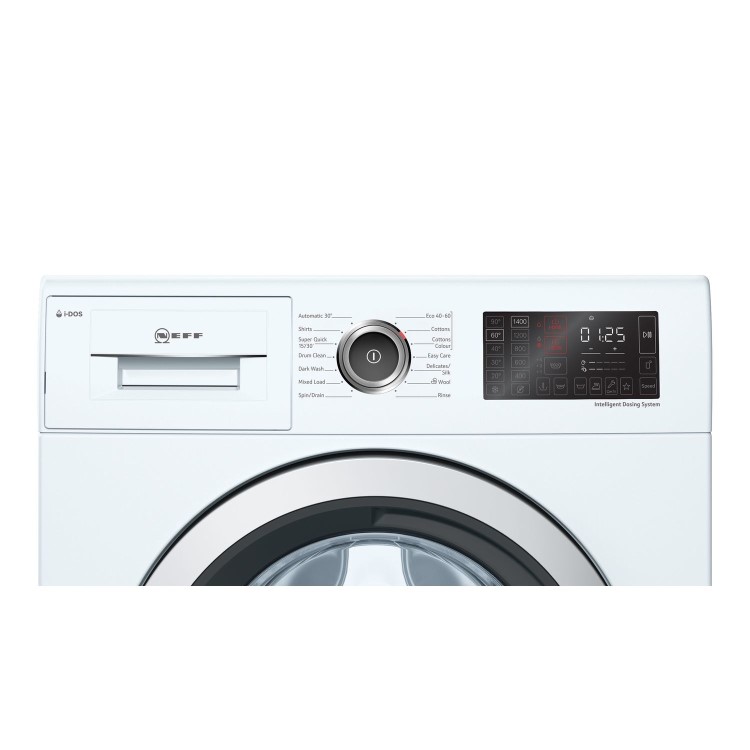 Neff 9kg 1400rpm Freestanding Washing Machine With i-Dos & 15 Min Quick Wash - White