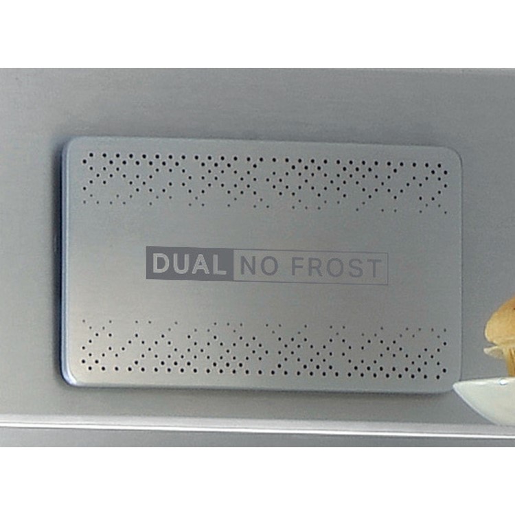 Refurbished Whirlpool W9821DKSH2 Freestanding 318 Litre 70/30 Frost Free Fridge Freezer Black