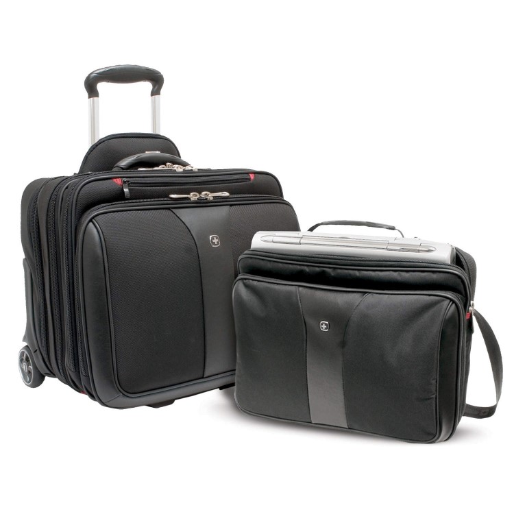 Wenger Swissgear Patriot Roller 2 Piece Travel Set for Laptops up to 17" - Black