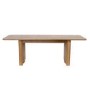 Large Rustic Oak Extendable Dining Table - Seats 6 - 8 - Wave