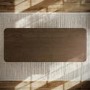 Large Walnut Extendable Dining Table - Seats 6 - 8 - Wave