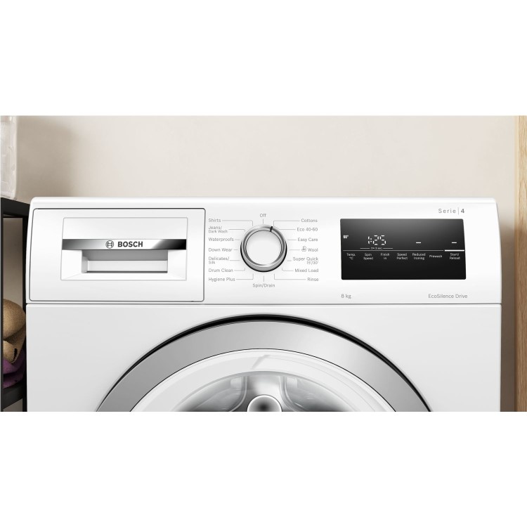 Refurbished Bosch Series 4 AN28250GB Freestanding 8KG 1400 Spin Washing Machine White