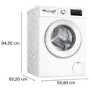 Bosch Series 4 8kg 1400rpm Washing Machine - White