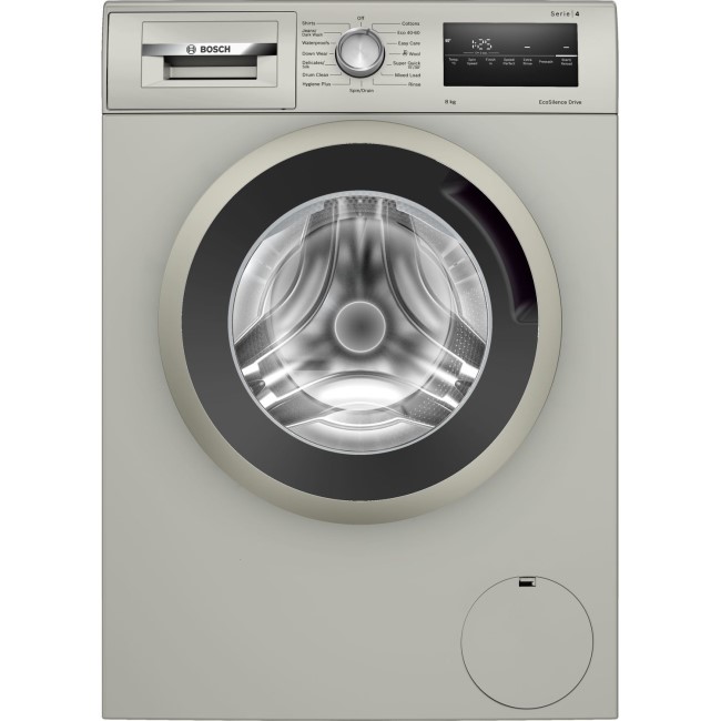 Refurbished Bosch WAN282X2GB Series 4 Freestanding 8KG 1400 Spin Washing Machine Silver 